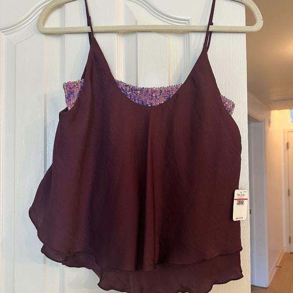 Free People plum turn it on cami - NWT - XS - Picture 2 of 6